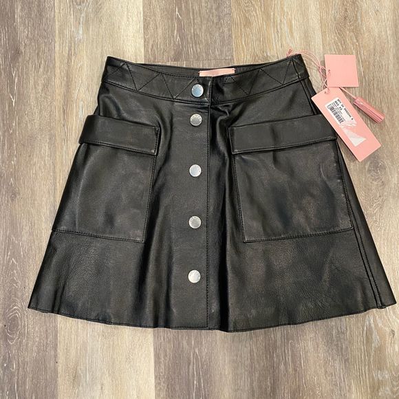 BAPY BY A BATHING APE LEATHER SKIRT - Picture 2 of 4